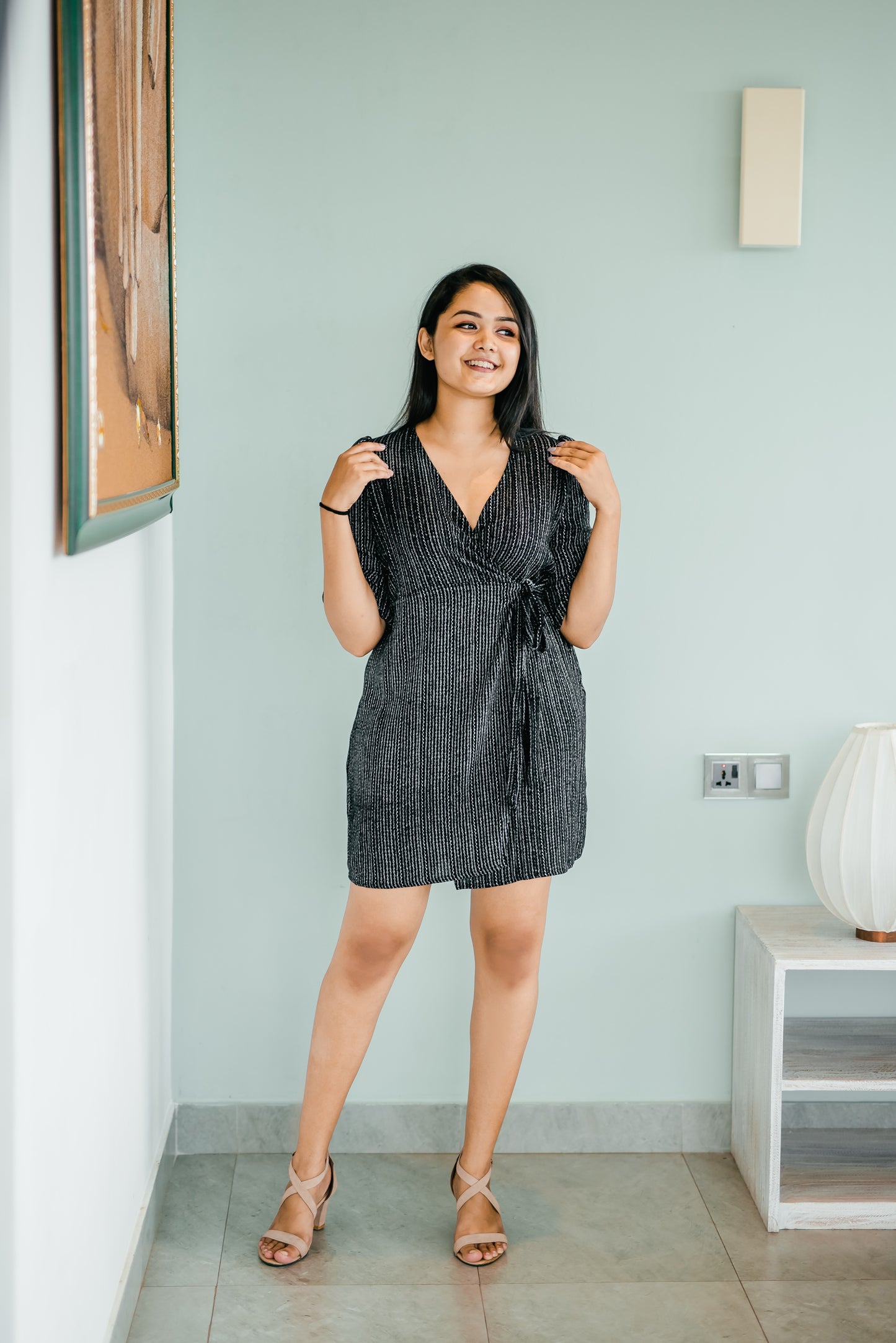 Dawn Blackey Wrap Short Dress