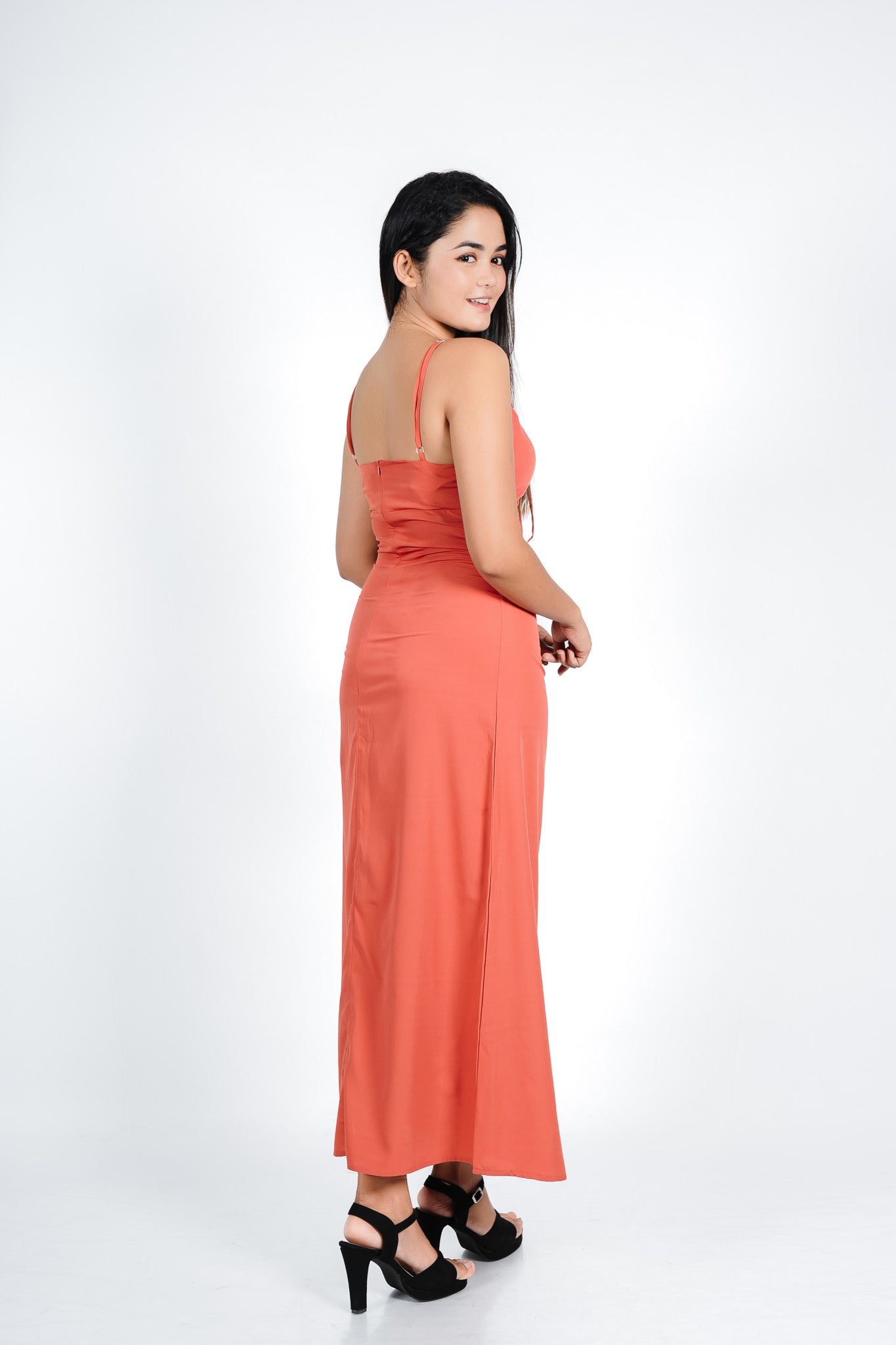 Peach Dress