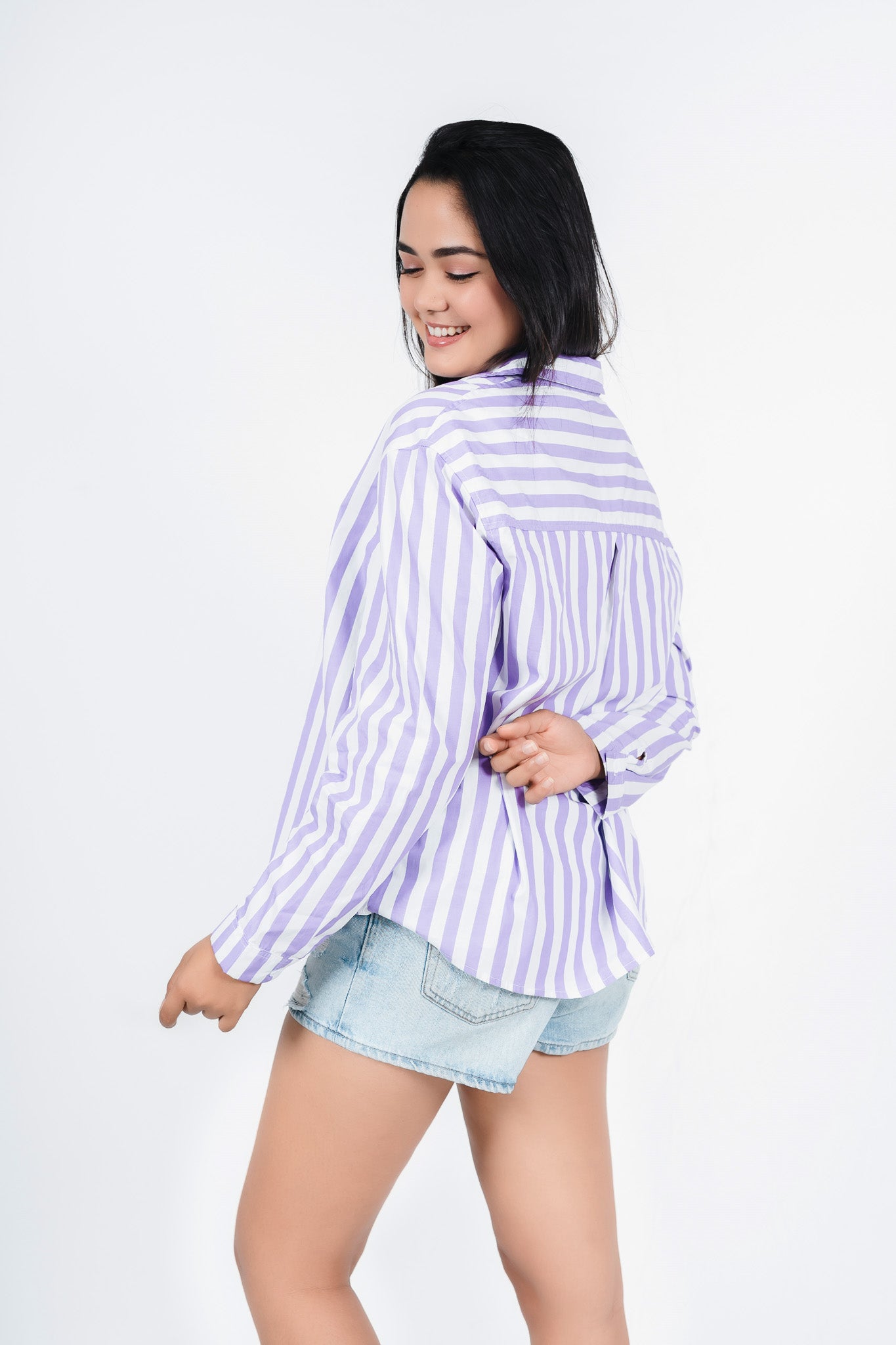 Purple Stripe Shirt