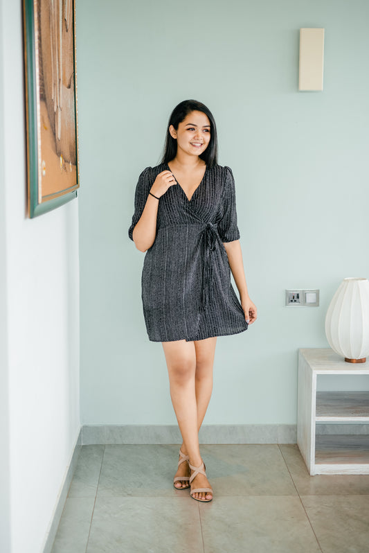Dawn Blackey Wrap Short Dress