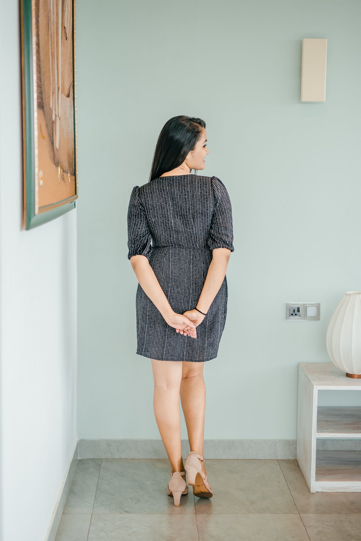 Dawn Blackey Wrap Short Dress