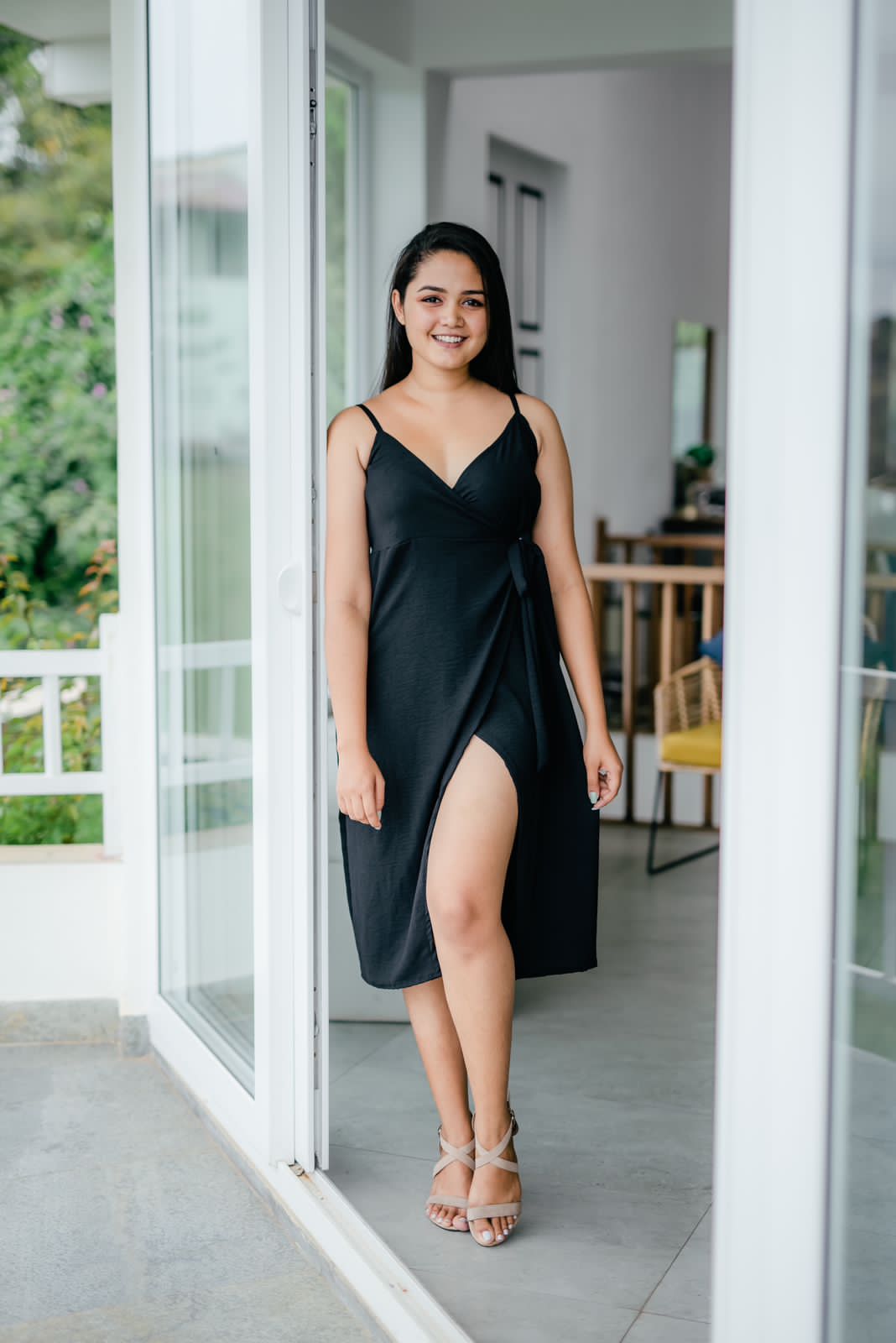 Comfy Sleeveless Wraparound Frock