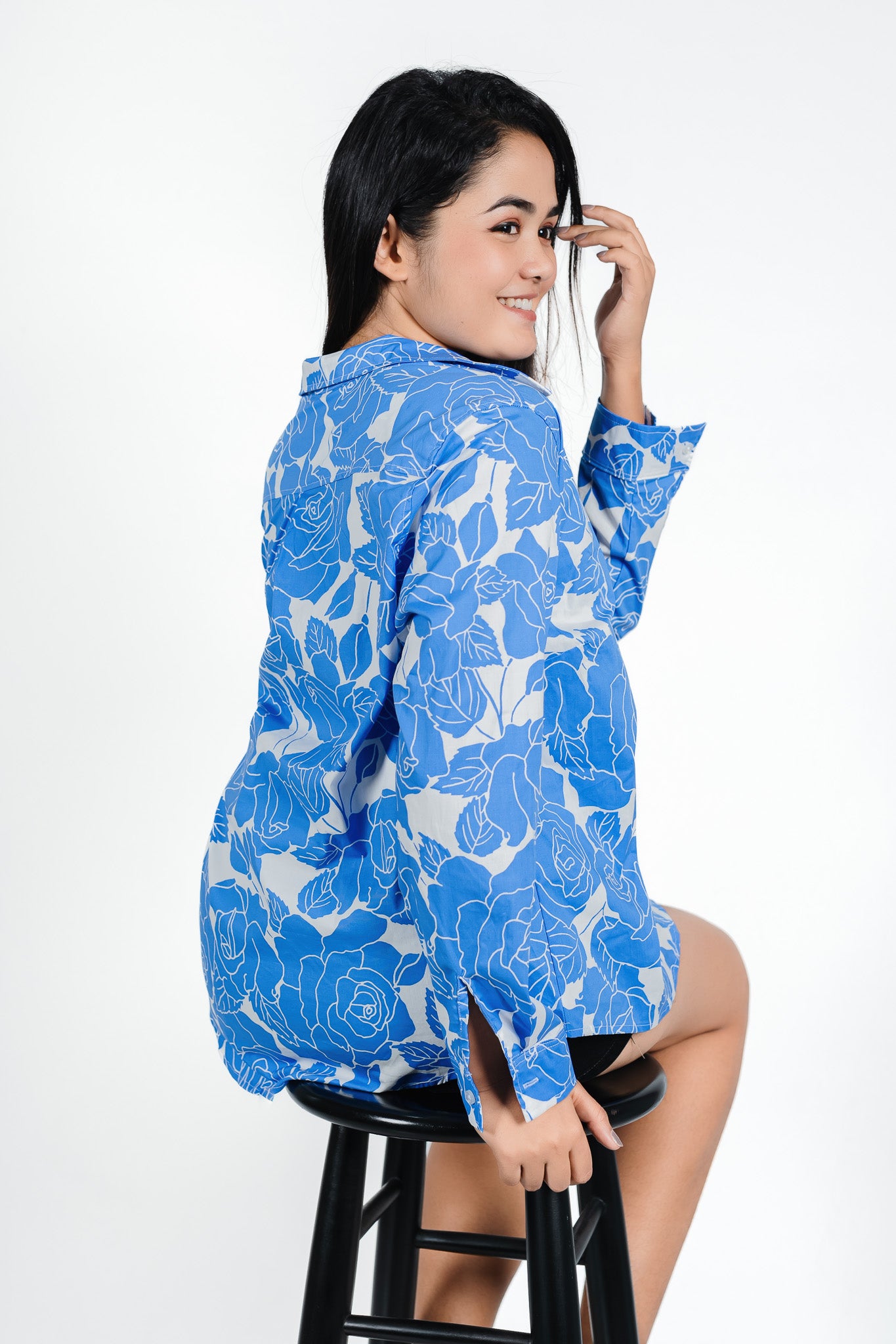 Blue Flower Shirt