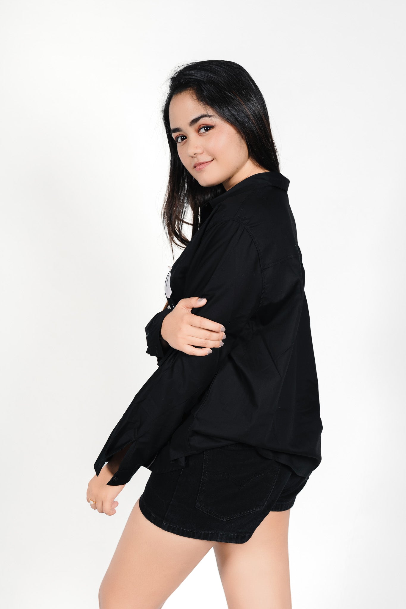 Blacky Flower Shirt