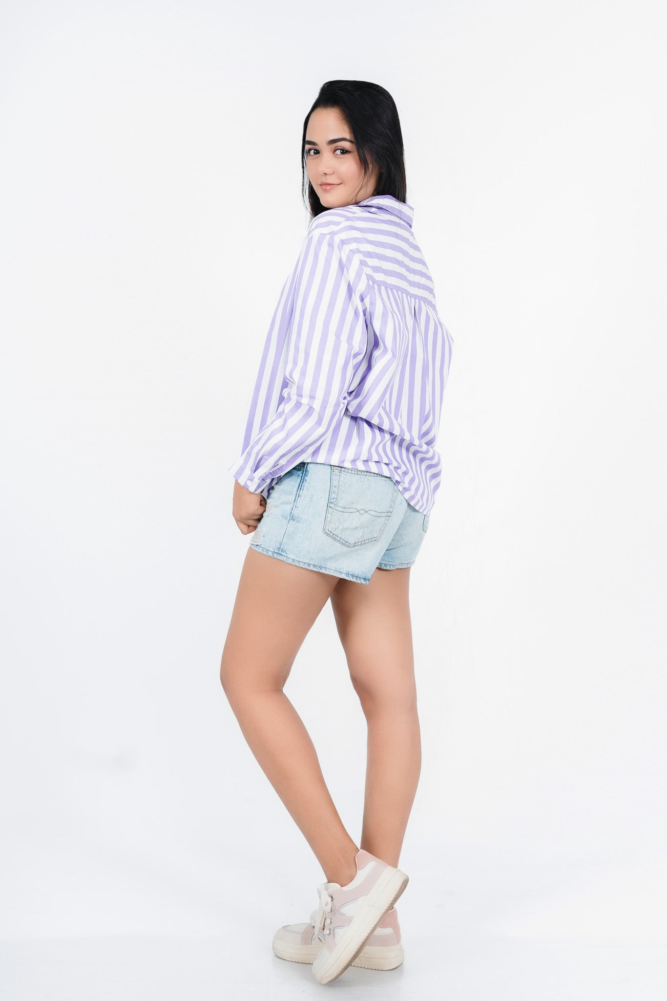 Purple Stripe Shirt