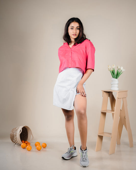 Mini Front Wrap Skirt